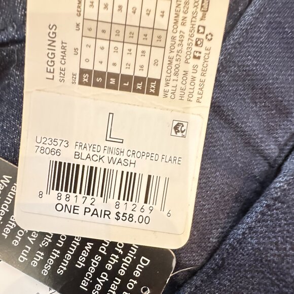 New w/ Tags 3 Pairs of HUE Brand Jeans Leggings - Picture 8 of 10